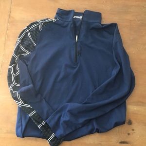 Men’s 1/4 zip athletic pullover - size small